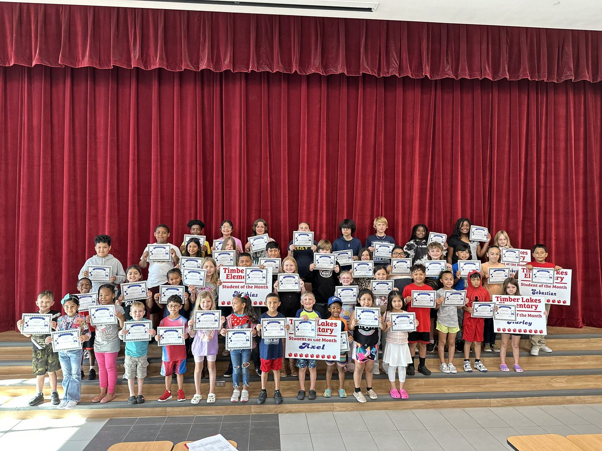 Congratulations to our students of the month for May! #TLELakeLife