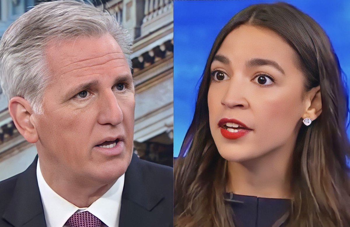 🚨🚨🚨BREAKING: AOC DESTROYS Kevin McCarthy for the holding the national debt hostage and for suggesting Washington needs to “spend less.” “Ok, then undo the yacht and private jet tax breaks the GOP passed for themselves,” AOC retorted. “Why should single moms and veterans…