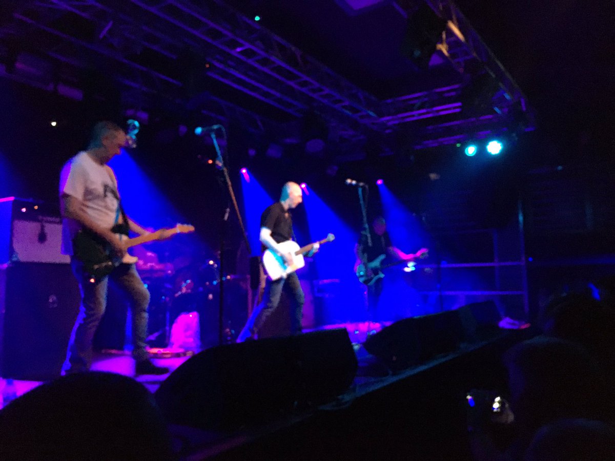 Half Man Half Biscuit in Edinburgh, a salve to the soul. Took the stage to There Is A Light That Never Goes Out. #RIPAndyRourke