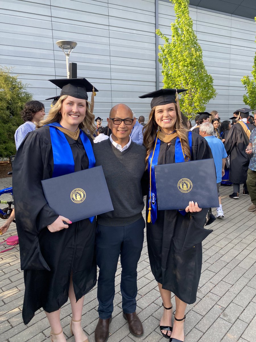 coachjpac's tweet photo. Wow!  Time flies… my first double Falcon grads (5th yr student-athletes). Congrats on completing your MBAs, Amanda and Katie!  @BentleyVball #NCAAVolleyball #BentleyU2023 https://t.co/vvNgpUdphc