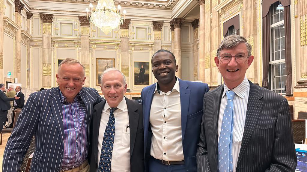 Inspired and humbled by some real legends at #BASK2023. Great opportunity to catch up with Peter Myers &amp; Tim McMeniman of #BOSMC and receive pearls of wisdom from fellowship alumni <a href="/james_r_gill/">James Gill</a> , <a href="/stevensonciara/">Ciara Stevenson</a> and Andy Williams <a href="/FortiusClinicUK/">Fortius Clinic UK</a> ahead of summer ‘24 fellowship.