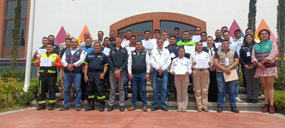 samgm24's tweet photo. Hoy en CICATEC #Tecámac concluyó con éxito la capacitación impartida por @PC_NuevoLeon, a los compañeros de @PC_Morelos, @PCJalisco, @PCE_Guanajuato, @PCIVLQRO, @PCEstatalVer, @PC_Guerrero, https://t.co/LTPZCj9C3s