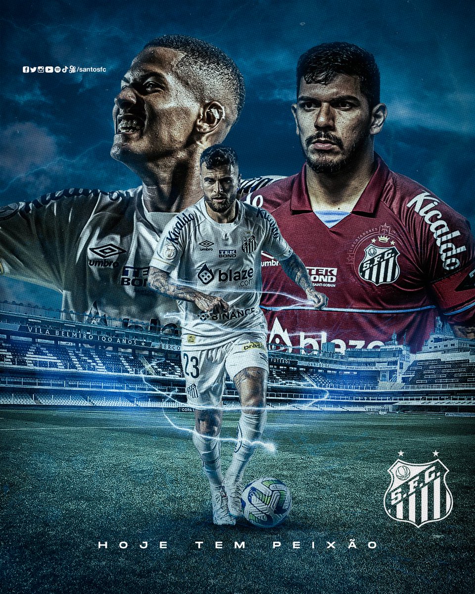 SantosFC's tweet photo. É DIA DE CLÁSSICO NO ALÇAPÃO! ⚪⚫ https://t.co/0EuTVQeZVs