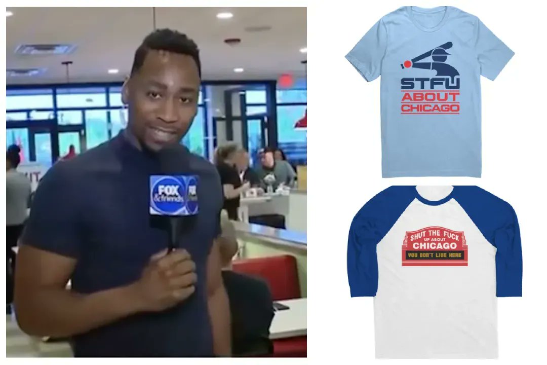 Chicagoans clap back at Fox News with 'Shut The F— Up About Chicago' T-shirts in response to a reporter's visit to Naperville. buff.ly/42InRIJ