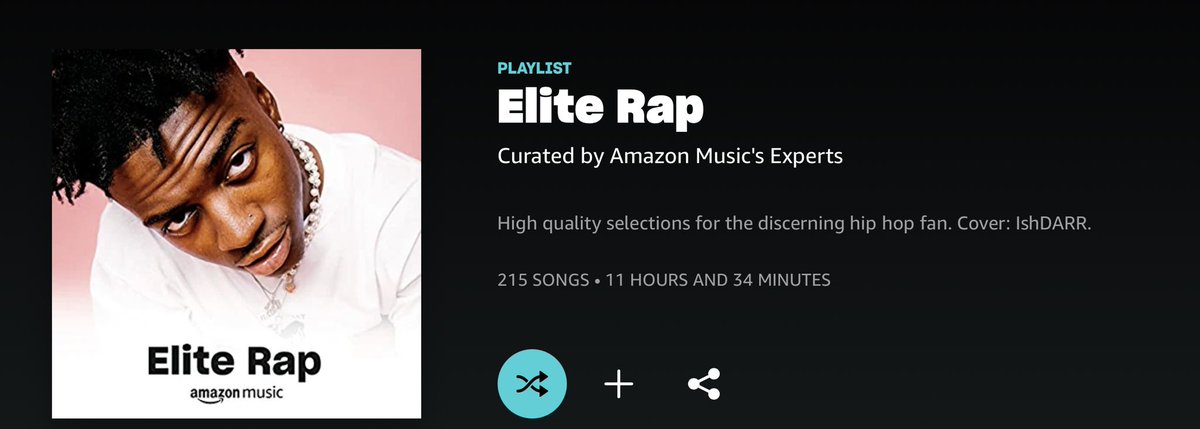 Thanks and Love to the good  family   <a href="/amazonmusic/">Amazon Music</a>  … Cover gang lets get it  🤩

#Rested