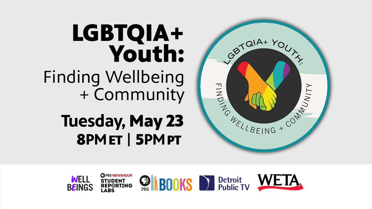Did you know LGBTQIA+ youth are especially vulnerable to mental health struggles?
Join some of these resilient young people for a <a href="/wellbeingsorg/">Well Beings</a> Town Hall to share resources, raise awareness &amp; create a safe space for dialogue.
Watch TUESDAY 5/23 at 8p ET: youtube.com/watch?v=VSeS4o…