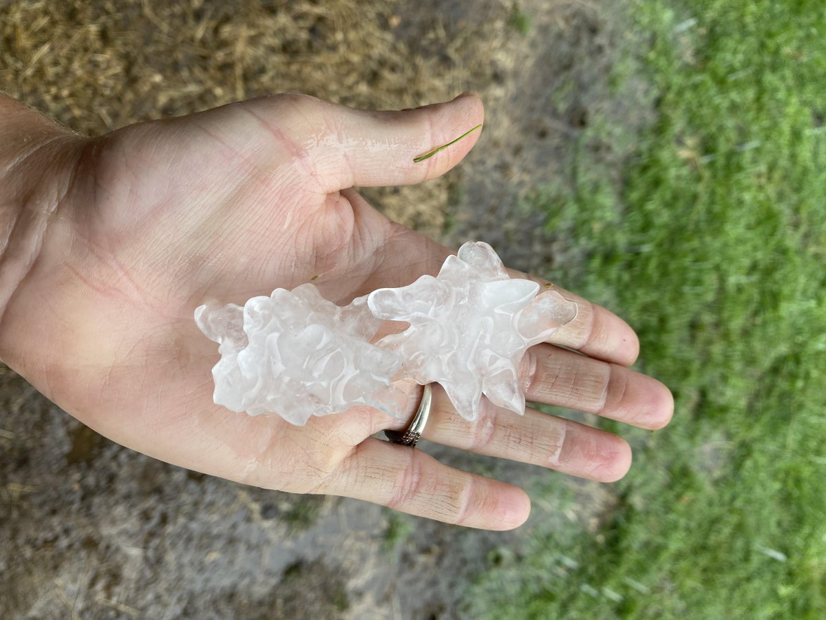 KTEN Weather on Twitter "RT MandyBaileyWX Large hail in Bokchito, OK