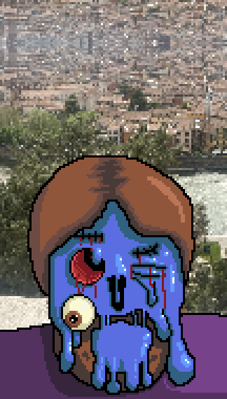 PixelJamjar's tweet photo. blurg im a zombie ! #grimeart #pixelart https://t.co/gup8Fh5Xfv