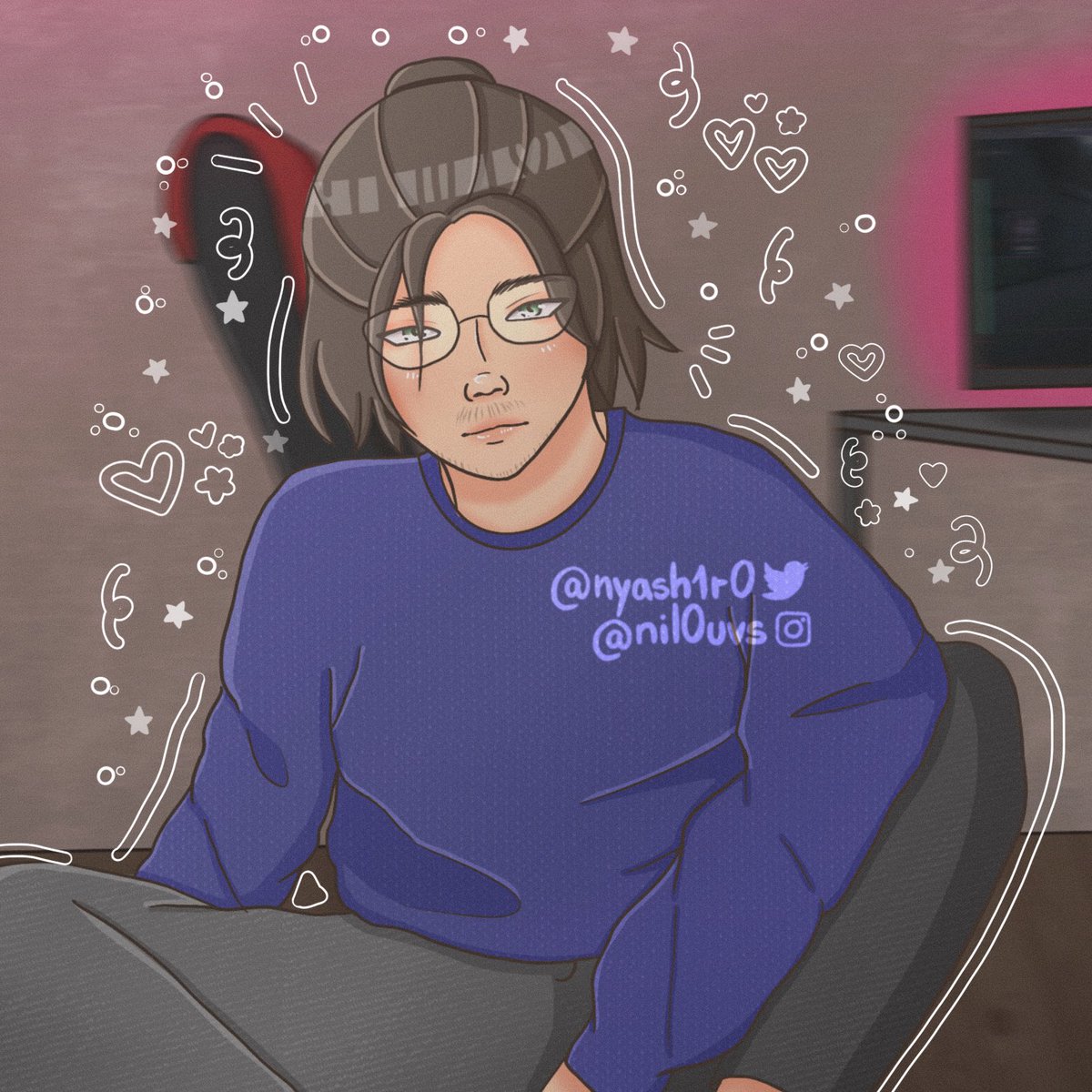 nyash1r0's tweet photo. Da ist es auch schon.. das Endergebnis!! Ich bin momentan dabei neue artstyles auszuprobieren und das kam dabei raus :) Ich hoffe es gefällt <3 @Timit_live 💙
Tags:
#timit #twitch #art #procreate #streamer https://t.co/sfb3R8G10C