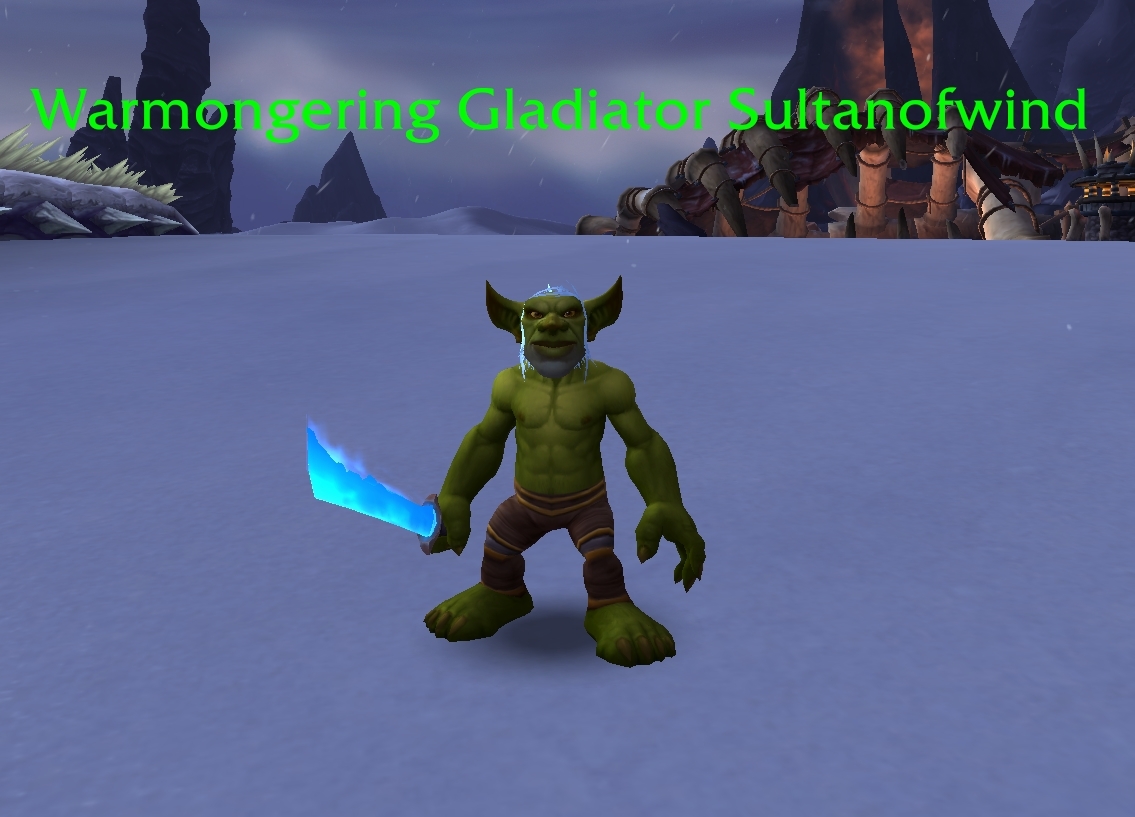Went goblin on my windwalker today, size matters not.