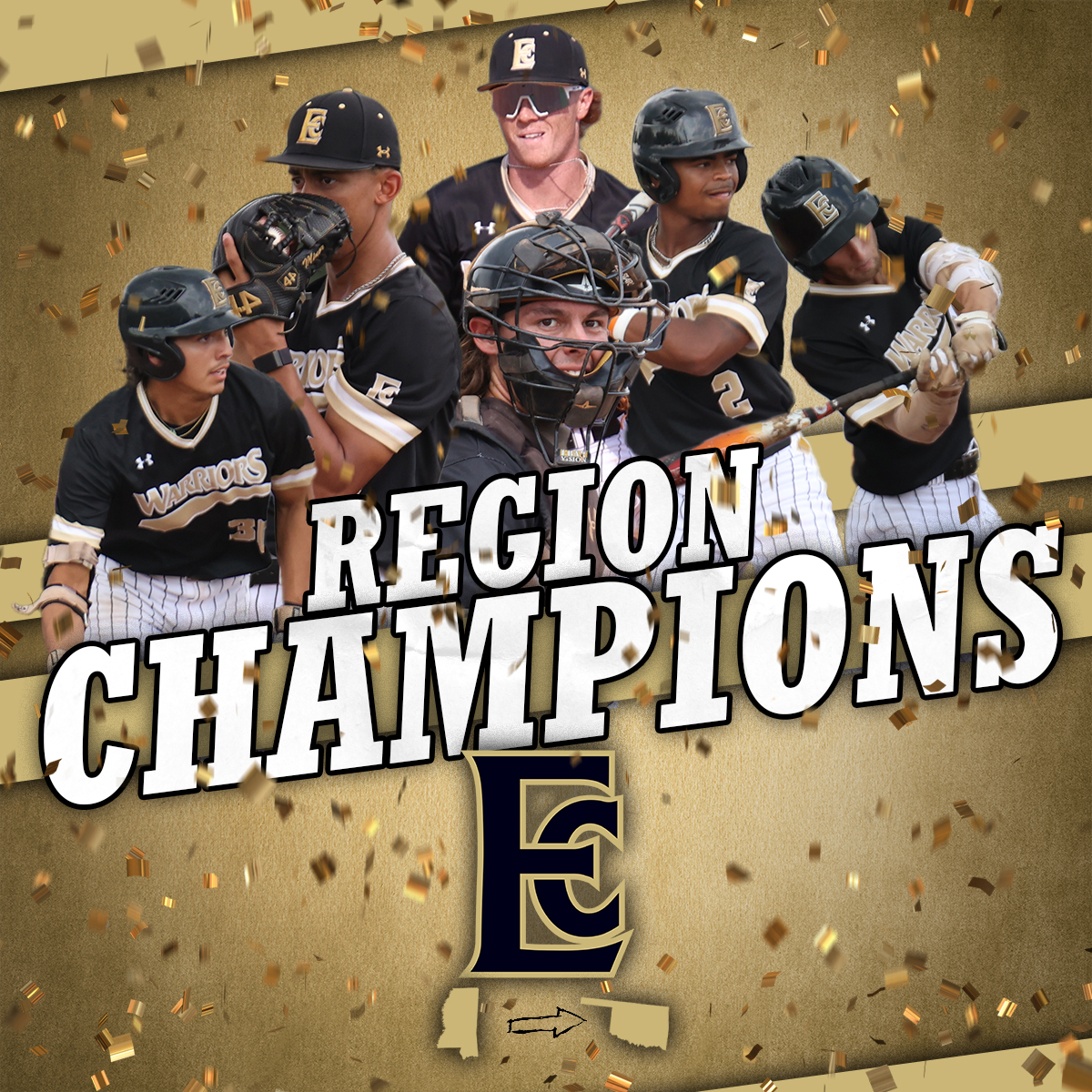 Your 2023 @ECCCBaseball team is Enid, Oklahoma bound as the NJCAA Region 23 Champions!

#WarriorStrong