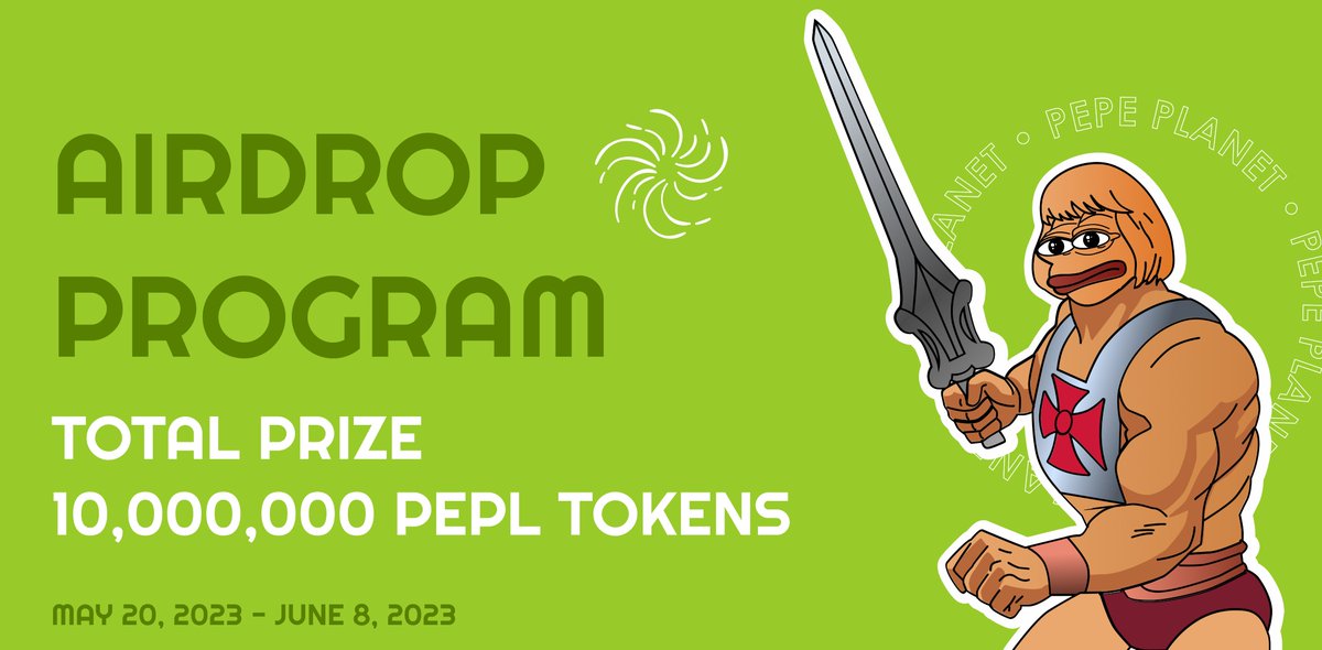 pepeppro's tweet image. 🐸 Pepe Planet Airdrop

⏳ May 20, 2023 - June 8, 2023

coinscope.co/coin/pepl/aird…

#airdrop #gift #presale #BSCGEM #binance #Musk
