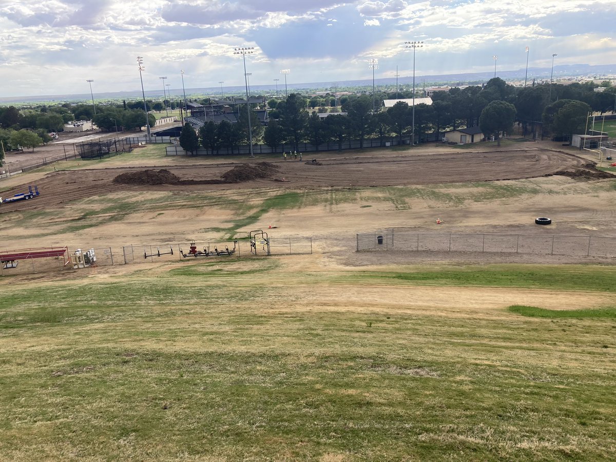 The @NMStateFootball practice field is undergoing a transformation!!!!  @NMStateAggies NATION will look great and help the team…….coming soon!!!