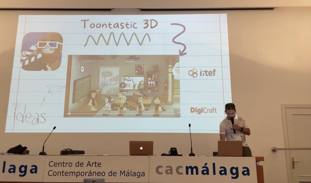 auladcine's tweet photo. Un Taller muy enriquecedor donde Gillermo Muñoz nos ha ofrecido usos de aplicaciones digitales para cine. #CeipVillarPalasí Velez Málaga @ColegioZona https://t.co/ABRILZA26d