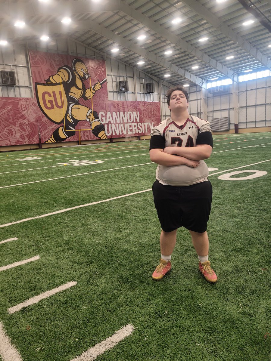 Had a great opportunity to come to the Gannon University football camp. Thank you for the invite.