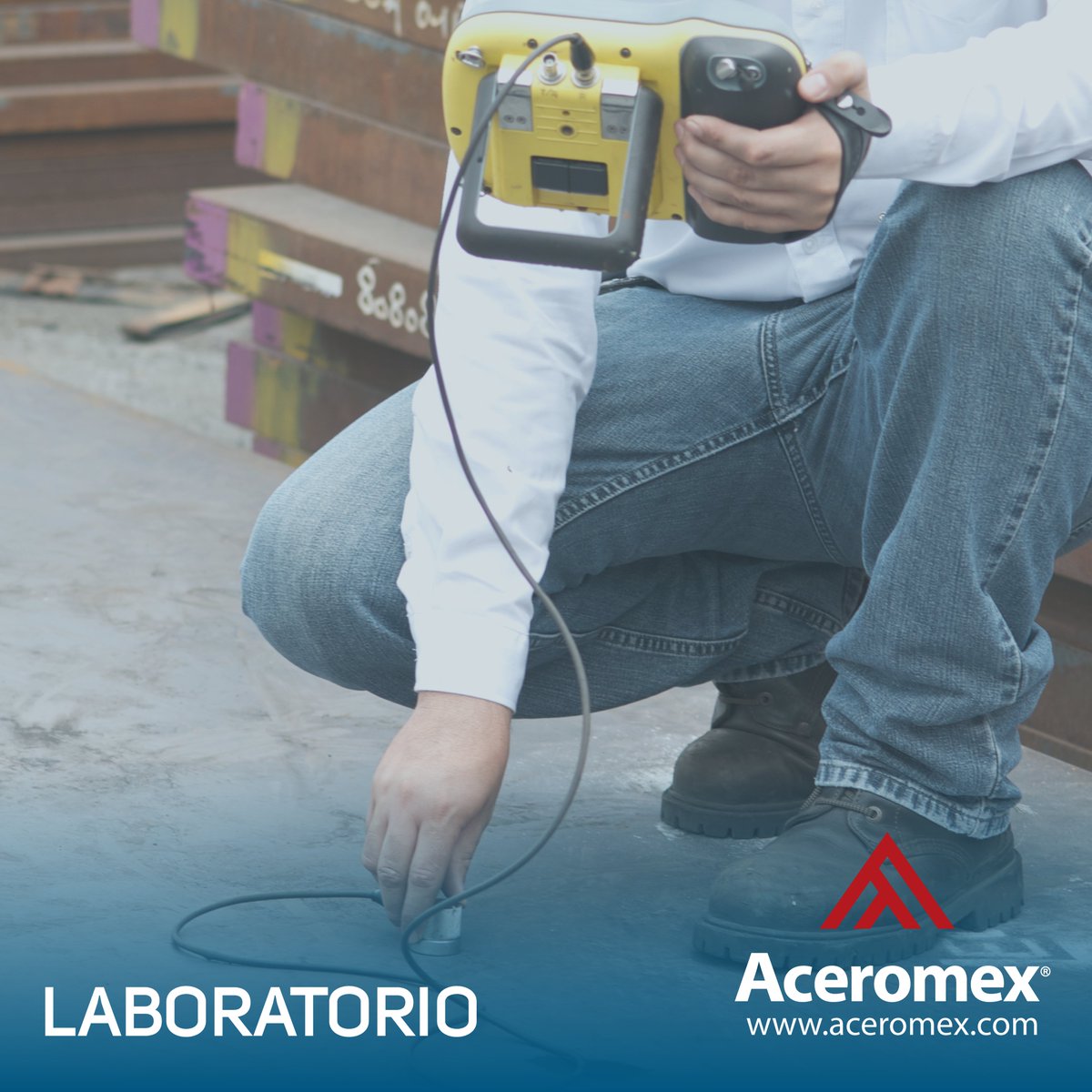 En Aceromex somos confiables. Contamos con con un Laboratorio acreditado bajo la norma ISO/IEC 17025 en pruebas destructivas y no destructivas para cumplir con los altos estándares de nuestros clientes. ✅