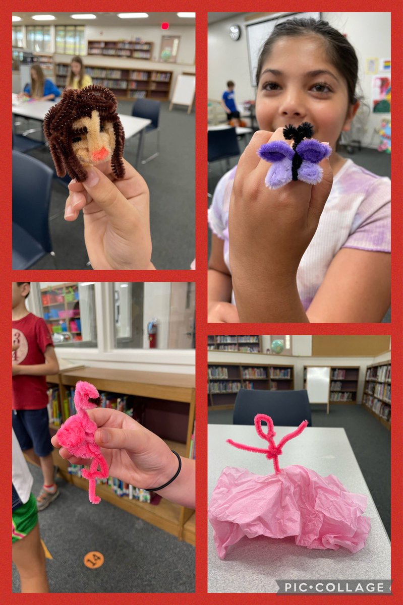 What can you create with pipe cleaners? #leanderisdlib #makerspace