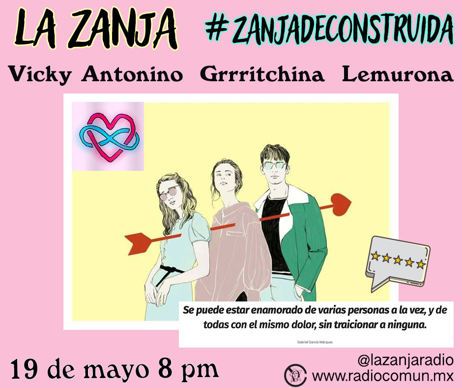 Poliamorozanjers, monozanjers, trizanjers, zanjers de todos los todos!, regresamos esta noche con un programa dedicado al amor deconstruido, acompáñenos a las 8 pm y platíquenos qué se traen en sus relaciones del amors por radiocomun.mx