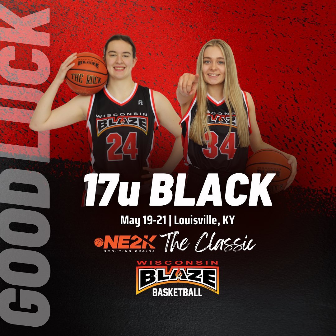 Good luck to our 17U Black team competing at the @NE2KHoops The Classic tournament this weekend in Louisville, KY!

#BeTheFlame🔥 #BlazeBasketball🏀 #NE2KLeague