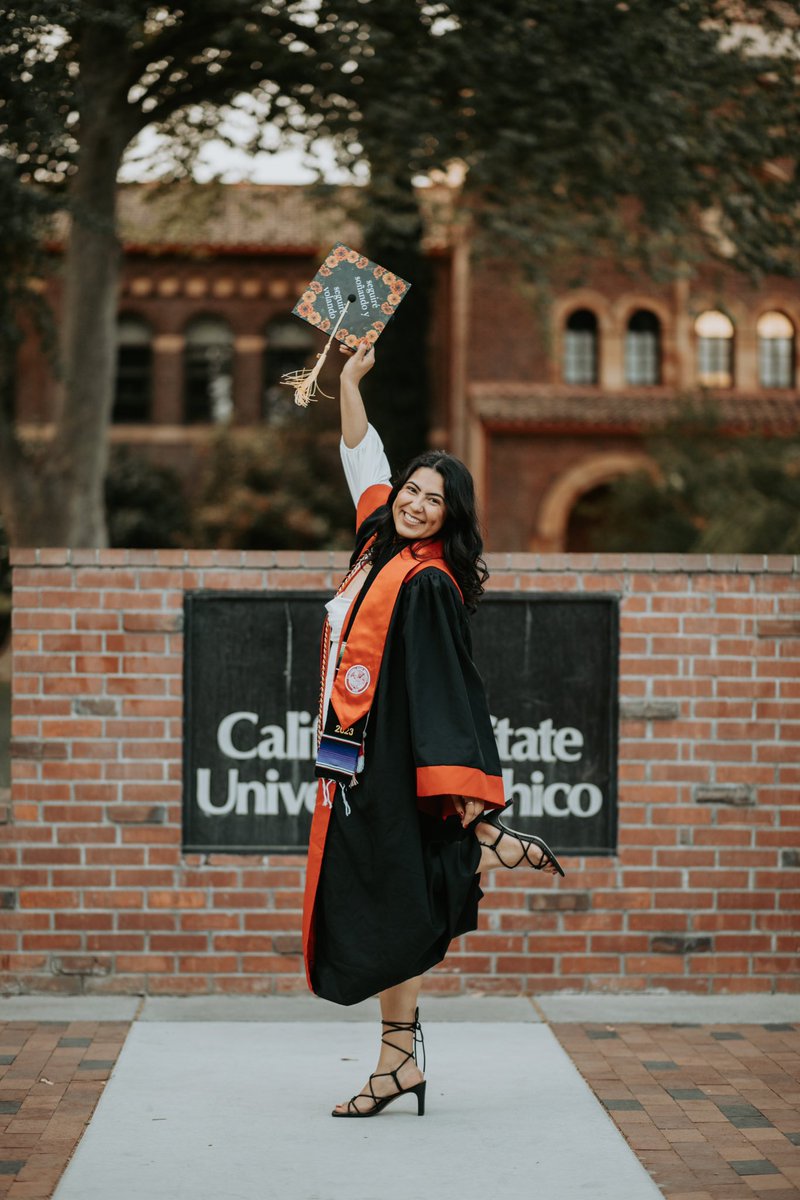 acciokarina's tweet photo. seguiré soñando y seguiré volando 👩🏽‍🎓🥹🫶🏽 #ChicoStateGrad #SiSePudo https://t.co/U4bM0vzETQ