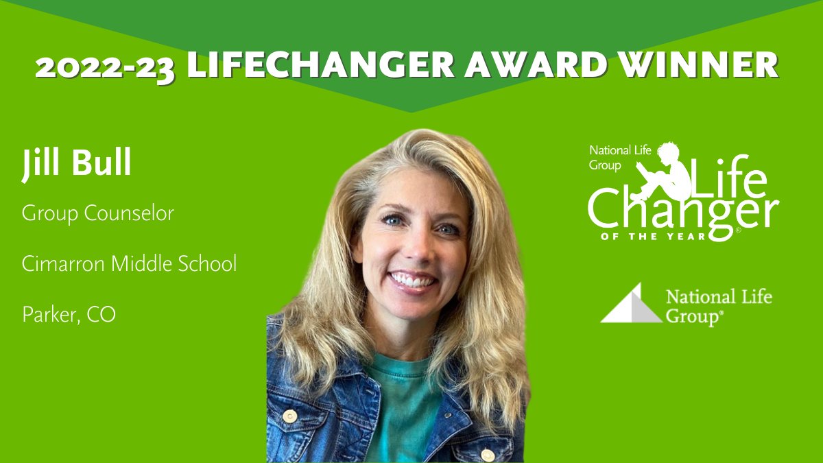 dcsdk12's tweet photo. We’re pleased to share that Cimarron Middle School Counselor, Jill Bull has been selected as a LifeChanger of the Year award winner! Please join us in celebrating Jill!

To nominate more of our amazing school employees, you can visit https://t.co/qjAPEGfExr and click Nominate. https://t.co/d3Kitjg00V