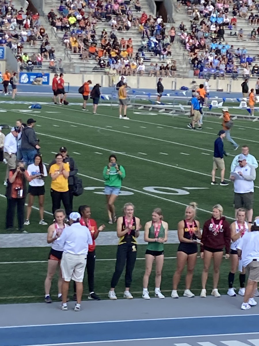 CHSGirlsTrack1's tweet photo. State Champion!!! Shay Sinnard Breaks her own school record!! https://t.co/JceGGUYrBa