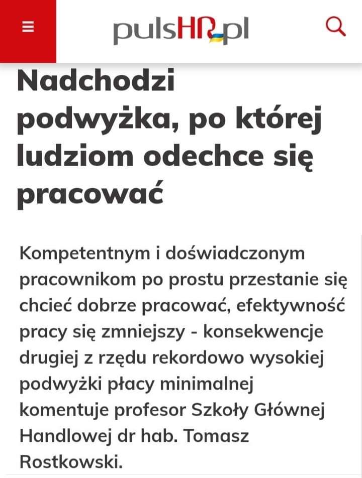 AdamKoscielak's tweet photo. Panie profesorze, jak najcenniejszy pracownik zarabia minimalną to chyba problemem tutaj nie jest wysoka minimalna. https://t.co/nYpQGukkqO
