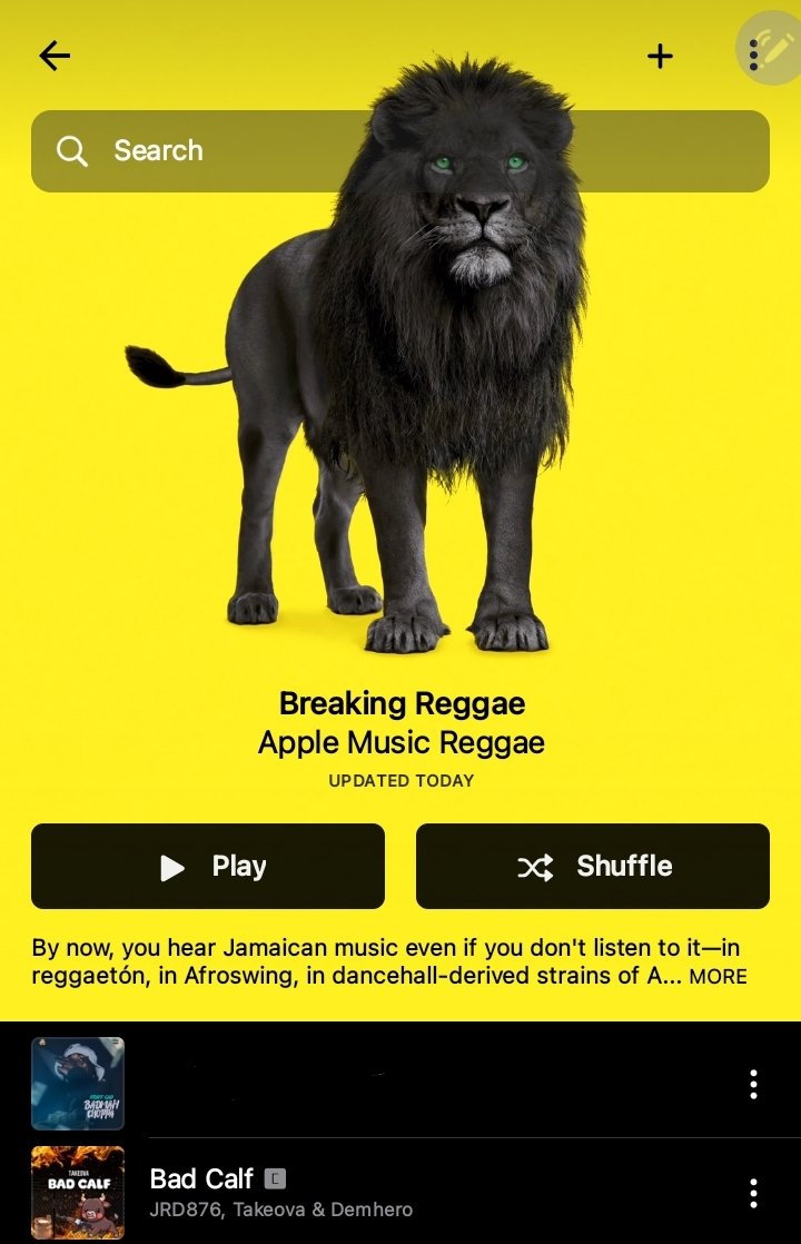 #TakeOva Pre Diss.!
<a href="/AppleMusic/">Apple Music</a> has added "#BadCalf" to their "Breaking Reggae (US &amp; CA)" Playlist! Give it a listen now.!
music.apple.com/us/playlist/br…

#HardWorkOvaHype
#TeamJRD <a href="/JRD876/">JRD876 Muzik</a>
#JRD876Muzik @JRD876Muzik
<a href="/symphonicdist/">Symphonic</a> <a href="/demhero/">Demhero Beats</a> <a href="/iTunes/">iTunes</a>
