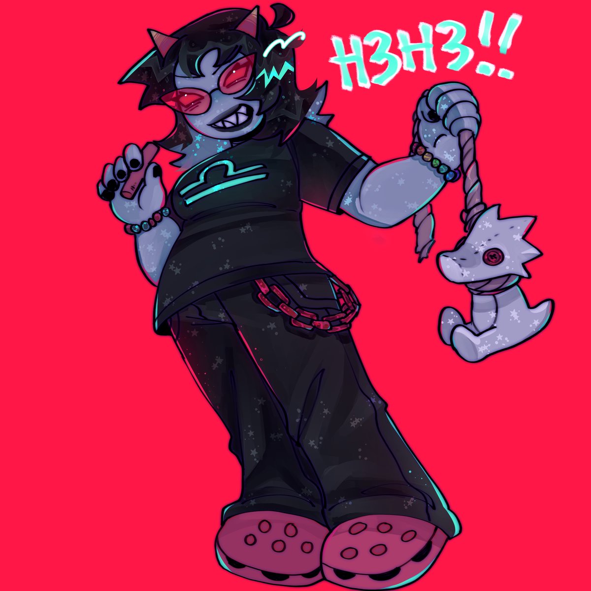 rainbowlizrd's tweet photo. my semester is over and ive been re reading homestuck T__T  #homestuck #terezi https://t.co/e5nE9lZVcY