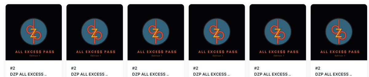 Soxie (@soxierules) on Twitter photo Lucky two's!
I minted #ALLEXCESS passes because I may be able to spread the joy!
Thanks to DZP & his incredible collection of memorabilia in the music industry spanning decades & <a href="/WolfDenLabs/">The Wolf Den</a> for publishing another awesome project.
Music Festivals have been our life💕 Lucky two's!
I minted #ALLEXCESS passes because I may be able to spread the joy!
Thanks to DZP & his incredible collection of memorabilia in the music industry spanning decades & <a href="/WolfDenLabs/">The Wolf Den</a> for publishing another awesome project.
Music Festivals have been our life💕
