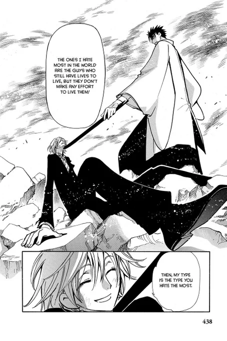 IM IN TEARS ITS HIM ITS KUROGANE -divorced -child apprentice -depression (bc of his past) -cool artificial arm