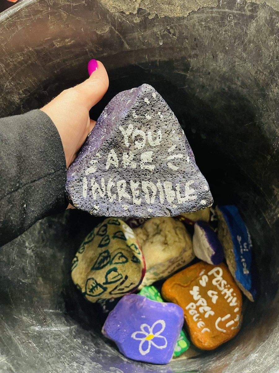 #CaughtDoingSomethingGreat  <a href="/KeyportCentral/">Kevin Flynn</a>!The KHS KeyClub and <a href="/Ms_Wallin/">DJEnzyme</a> surprised and recognized special friends who deserve love and kindness! They also hid special painted rocks with @CKoumoulis and her students! It’s a great day to be a Red Raider! ❤️🤍