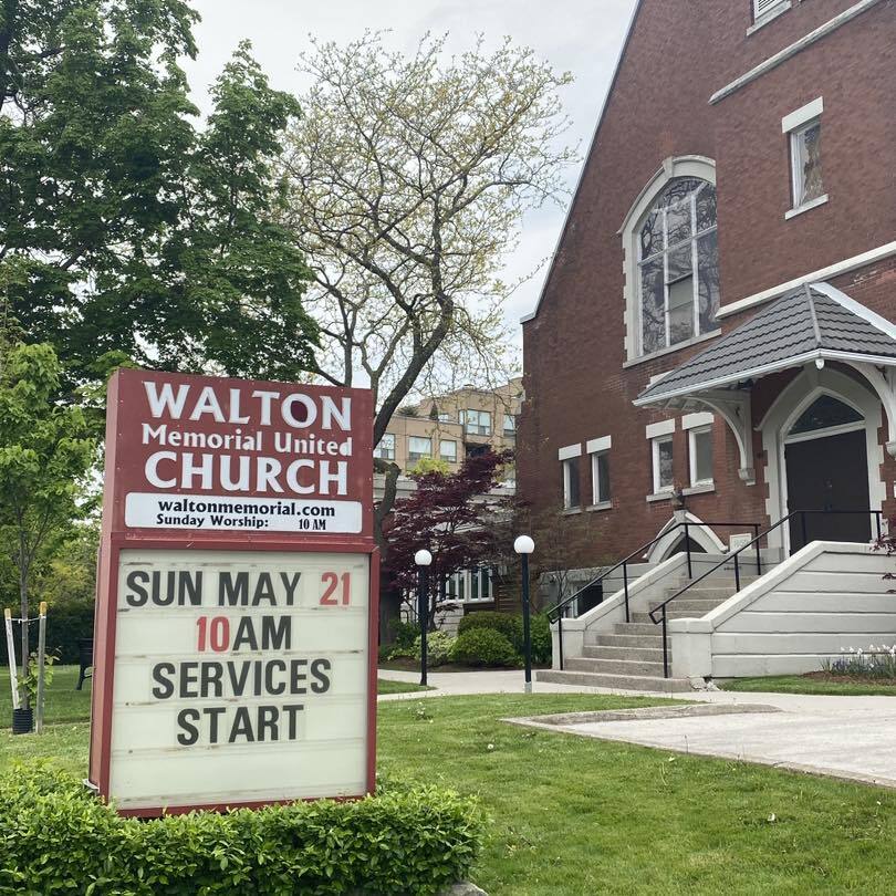 WaltonMemorial's tweet photo. Starting this Sunday, our services will be at 10am!! 

More details — https://t.co/rGMTVnnfBo

#WaltonUC #Bronte #Oakville #UCCan https://t.co/eoGN51y4Zf https://t.co/ujxGxPWyYT