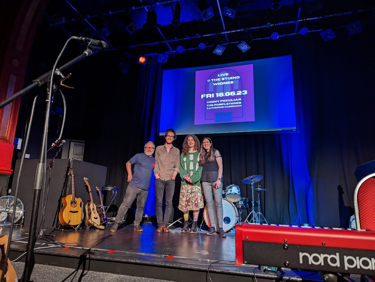 TheStudioWidnes's tweet photo. Fantastic night of live, original music tonight! @JennyColquitt #dannybradley #breadhotel
All sounding amazing
Next month's Live @ The Studio is 16 June 8pm with @vinnypeculiar #thepurpletones #catherinehardman
Earlybird Tickets available until 28 May
https://t.co/UdWoUiMWWj https://t.co/uKlKn5KWYO