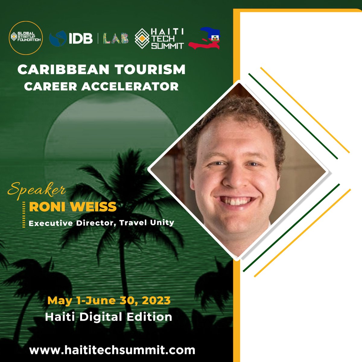 Thank you to our incredible speaker Roni Weiss at the Caribbean Tourism Career Accelerator Program! for sharing your expertise, insights, and inspiration with our aspiring entrepreneurs.

#GSFAccelerator #SpeakerAppreciation #caribbeantourismaccelerator
