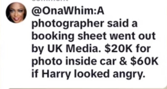 If true this is criminal!
They basically put a bounty on their head.
#HarryandMeghan5 
#WeLoveYouHarryAndMeghan