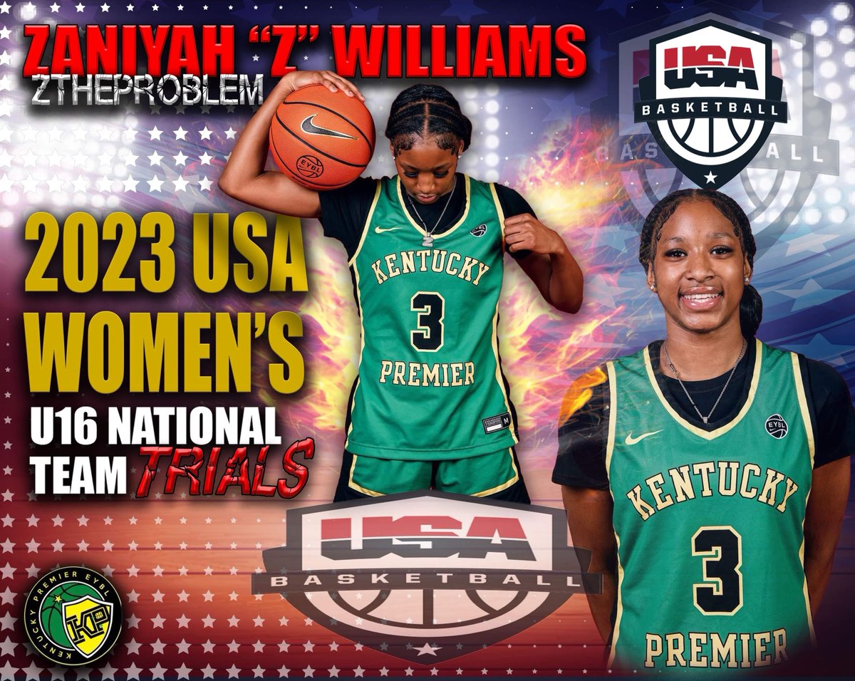ZTheProblem's tweet image. I’m so grateful for the opportunity to compete at the 2023 USA Women’s U16 National Team Trials in Colorado Springs, CO! 🇺🇸 @usabasketball @usabjnt #gousa #ztheproblem