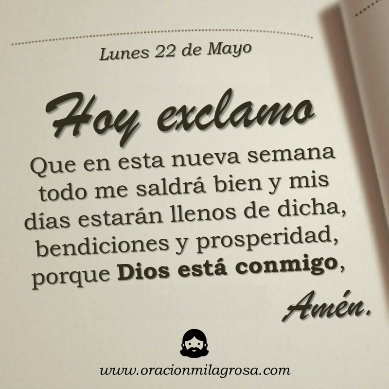 oracion_milagro's tweet photo. Oración para el lunes 22 de mayo de 2023: https://t.co/Mj819TwFnt