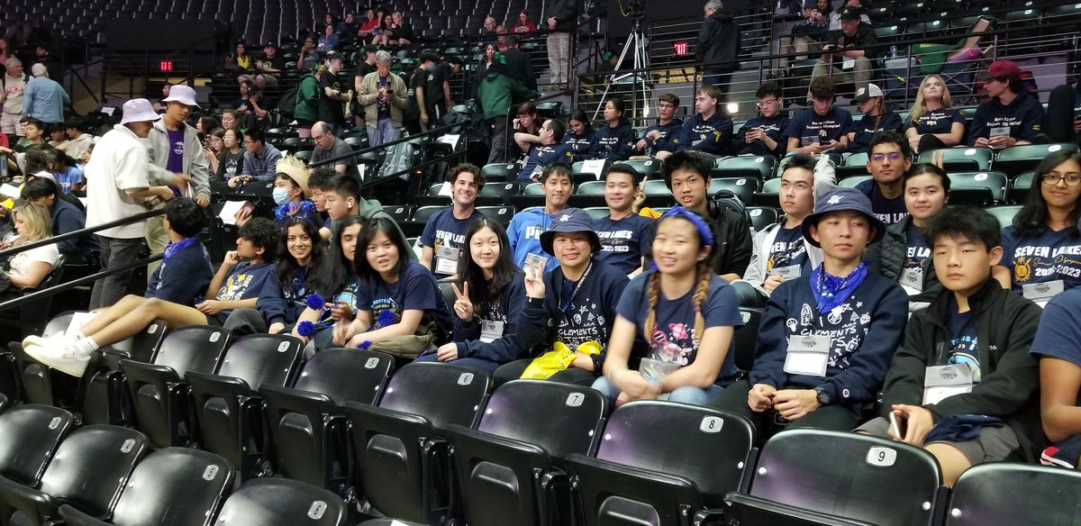 Representing Texas...SLHS and Clements at Science Olympiad opening ceremonies!