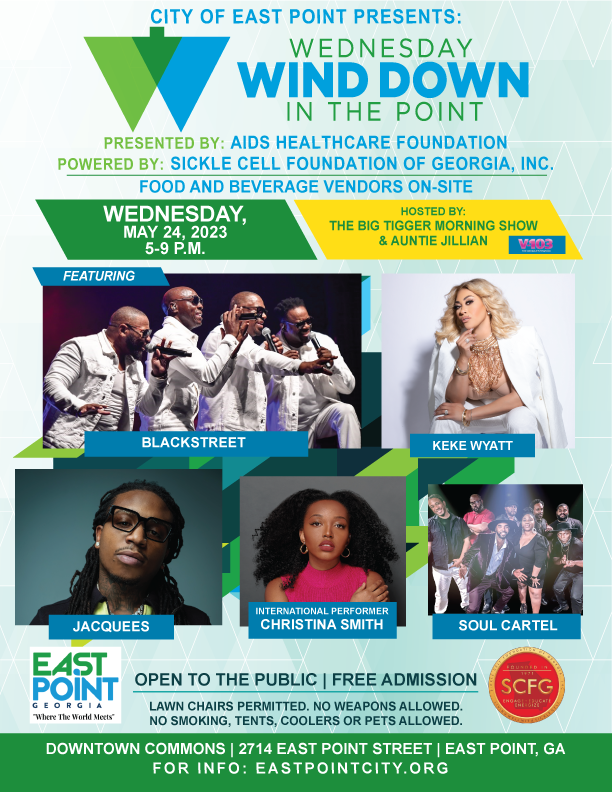 Do you want more information on the latest happenings in East Point? 

🔎Click the link to check out our weekly update!

conta.cc/41N8H3C

#eastpointga #weeklyupdate #concert #roadclosures