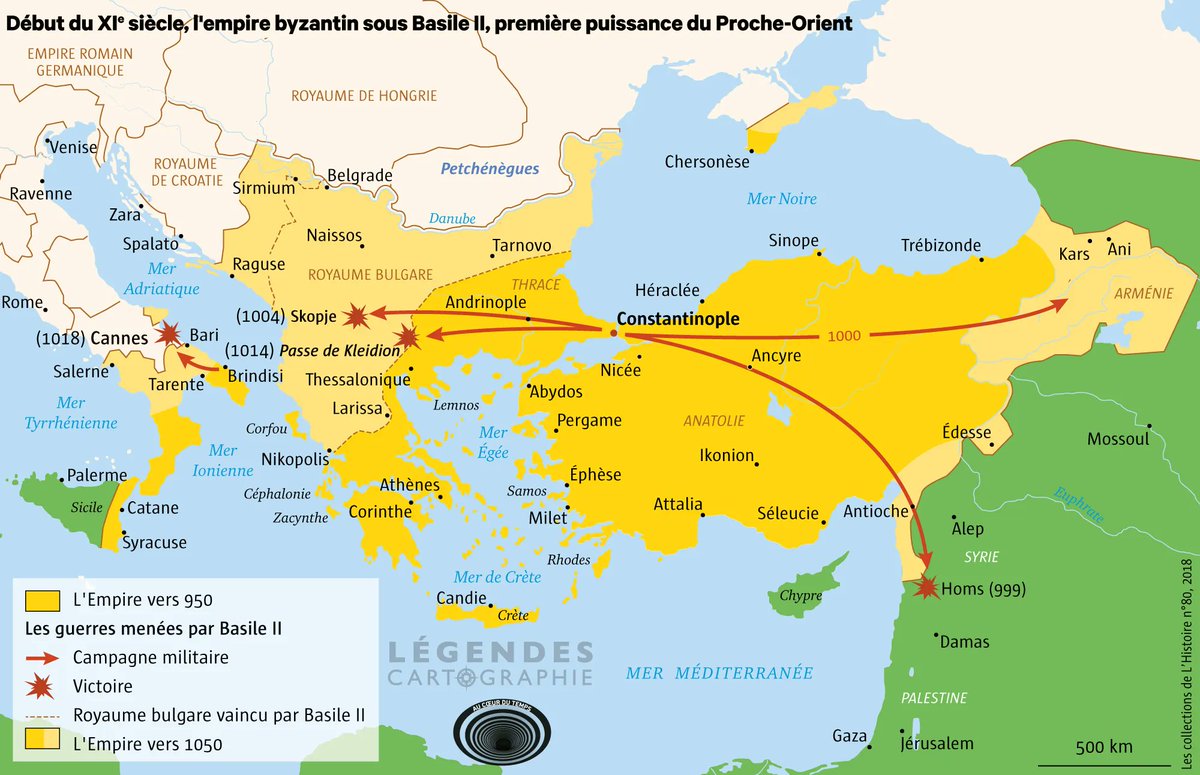 LegendesCartographie on Twitter "67 le XIe siècle, 1025 l'empire