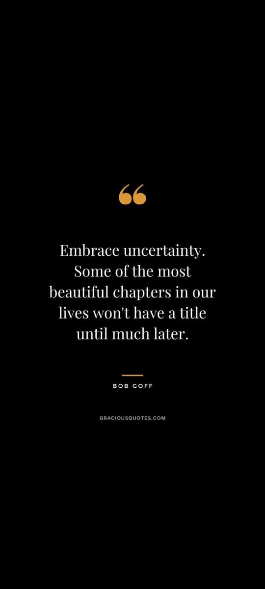 #SaturdayMotivation ,what if I am so uncertain about what is happening in my life at the moment,what should I do? Keep moving embrace the uncertainty not all that we do need to have a definition&form until much later!! #LetsDance #BusinessGrowth #Entrepreneur @Nollieta #hope