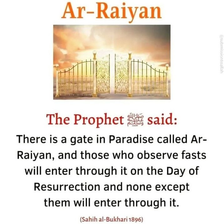 Hadith of the day .