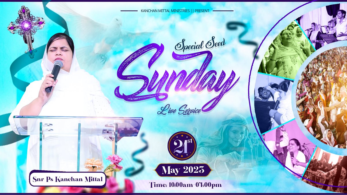 pastorkanchan's tweet photo. Get ready for the upcoming Special Seed Sunday Live Service being held in Changera Church on 21 May 2023
#KMM #KMMLive #OnlineChurch #SpecialSeed #Jesus #HolySpirit #ChangeraChurch #Sunday #LiveService #OnlinechurchinPunjab https://t.co/AiuH4ElJ2Y