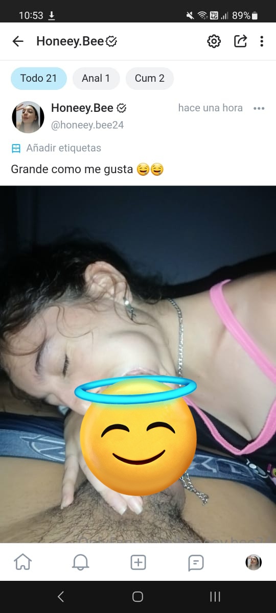 Últimamente me está dando mucha hambre quien me ayuda a calmarla 🤤🔥😏🤭 sigue en only para más contenido
onlyfans.com/honeey.bee24