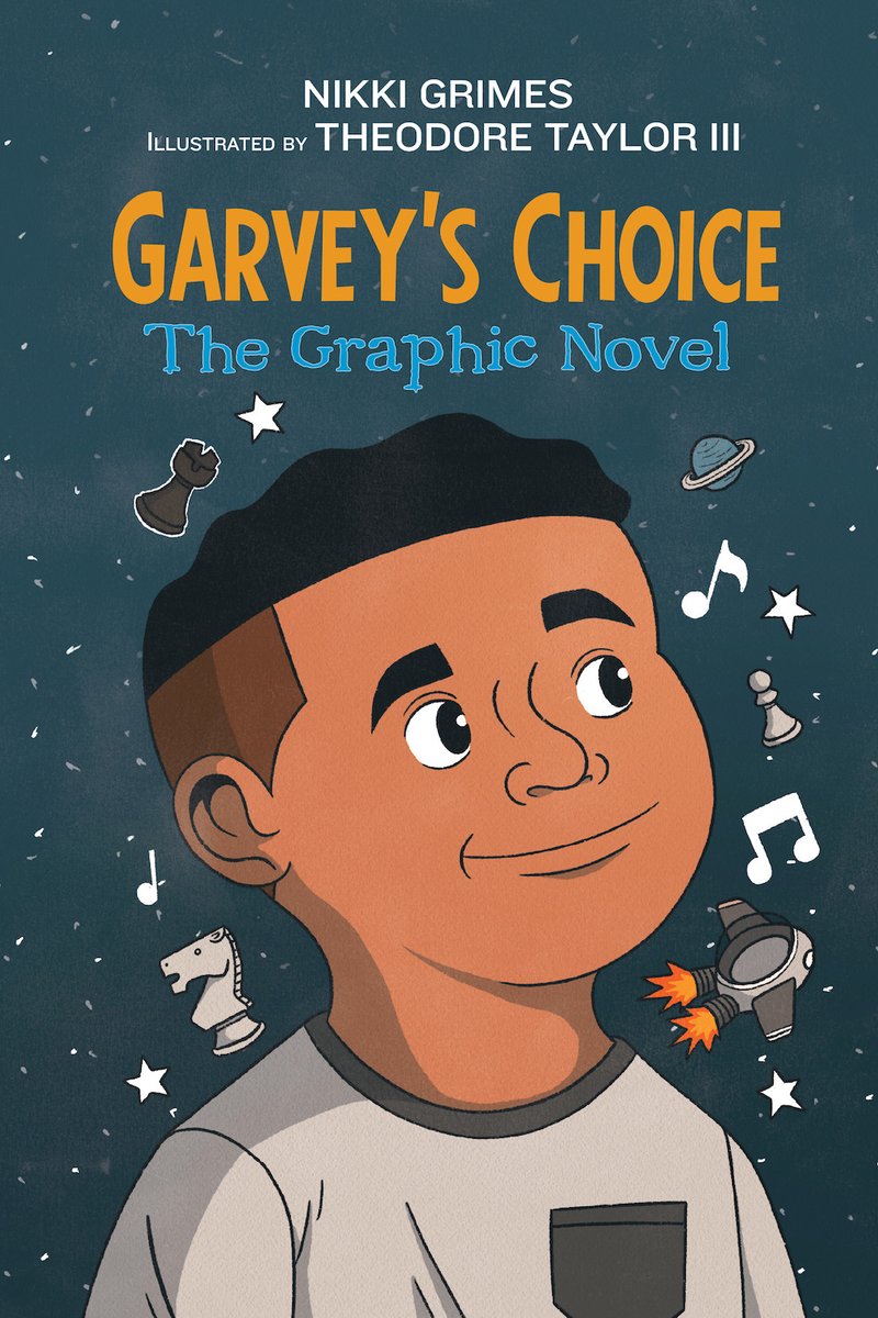 Guess what Garvey's Choice: The Graphic Novel picked up? A starred review from SLJ! 'the novel in verse adapts beautifully to the graphic novel format, and Taylor’s art emphasizes the imaginative, ­poignant, painful, and joyful aspects in turn.' Hurrah!