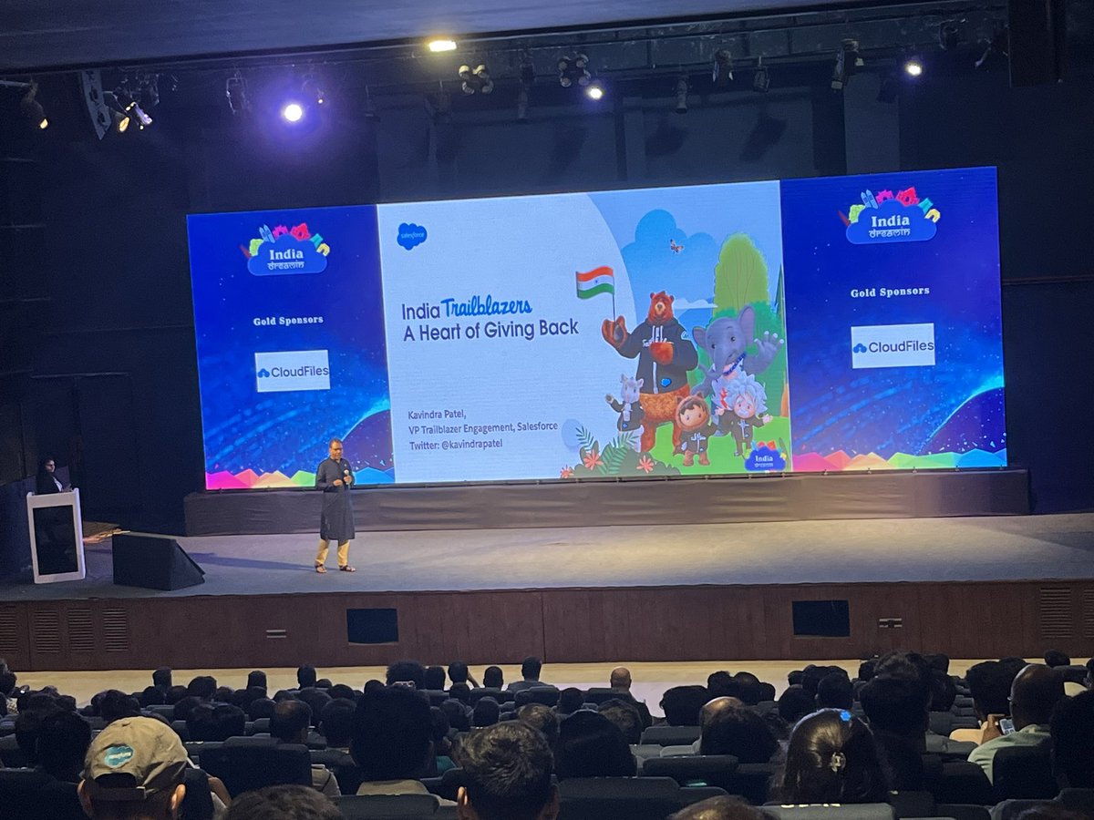 Gaurang Bhatt (@_gaurangb) on Twitter photo India Trailblazers - A Heart of Giving Back. He speaks his heart out on Trailblazers and Salesforce Community. <a href="/kavindrapatel/">kavindrapatel</a> and his team is incredible. #indiadreamin23 India Trailblazers - A Heart of Giving Back. He speaks his heart out on Trailblazers and Salesforce Community. <a href="/kavindrapatel/">kavindrapatel</a> and his team is incredible. #indiadreamin23