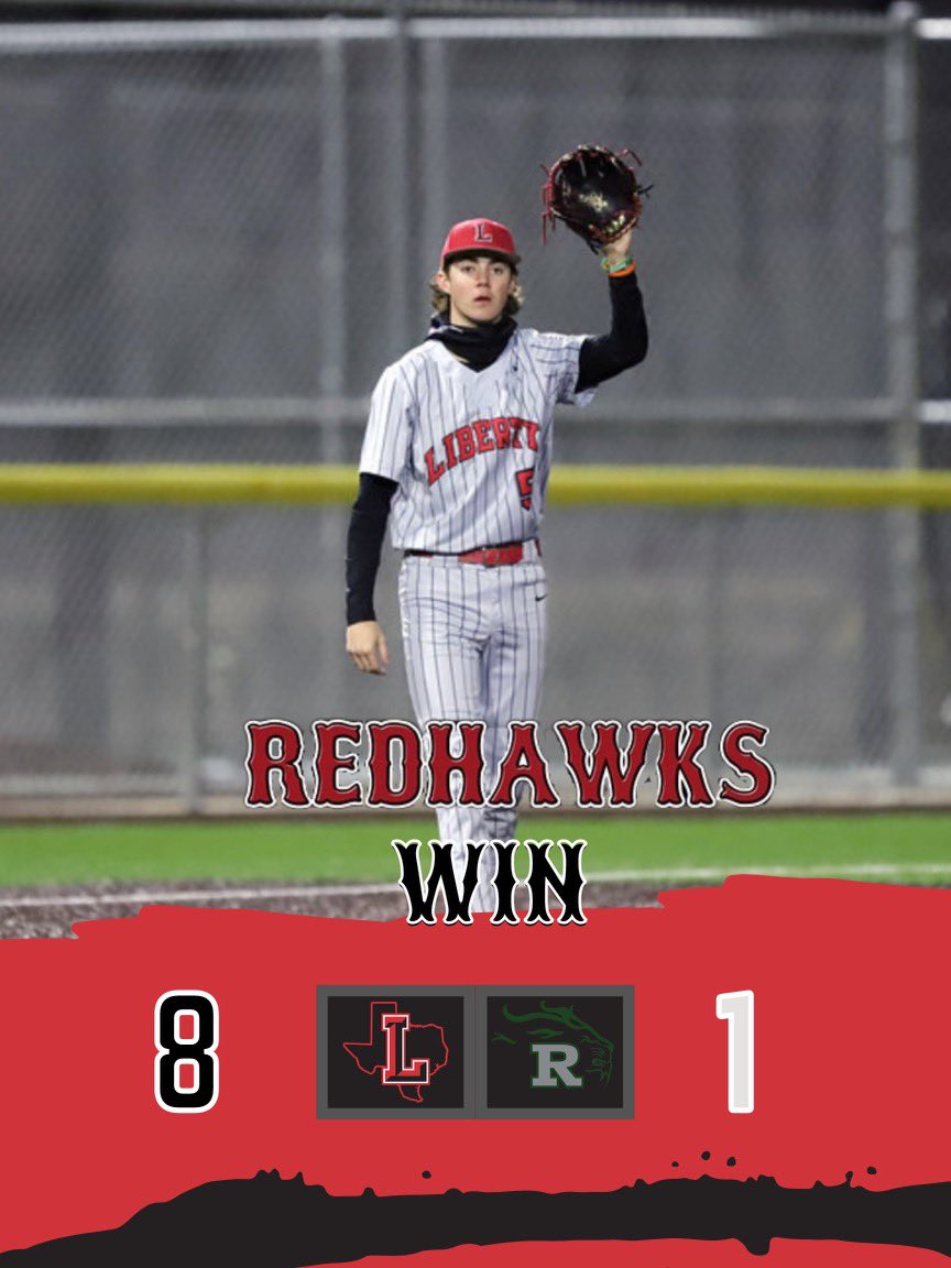 🔴 REDHAWKS TAKE GAME 2 🔴 

We force a game 3 as we take on the Reedy Lions at Panther Creek tomorrow

Game time 7:30

Be there! We’re not done yet..

#oneatatime #energyisfree