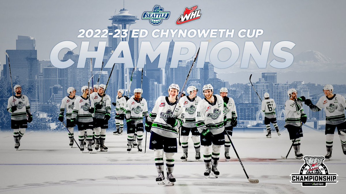 The @SeattleTbirds are your 2023 WHL Champions!!! #WHLChampionship #FeedingTheFuture 📰 | bit.ly/SEA-CHAMPS23