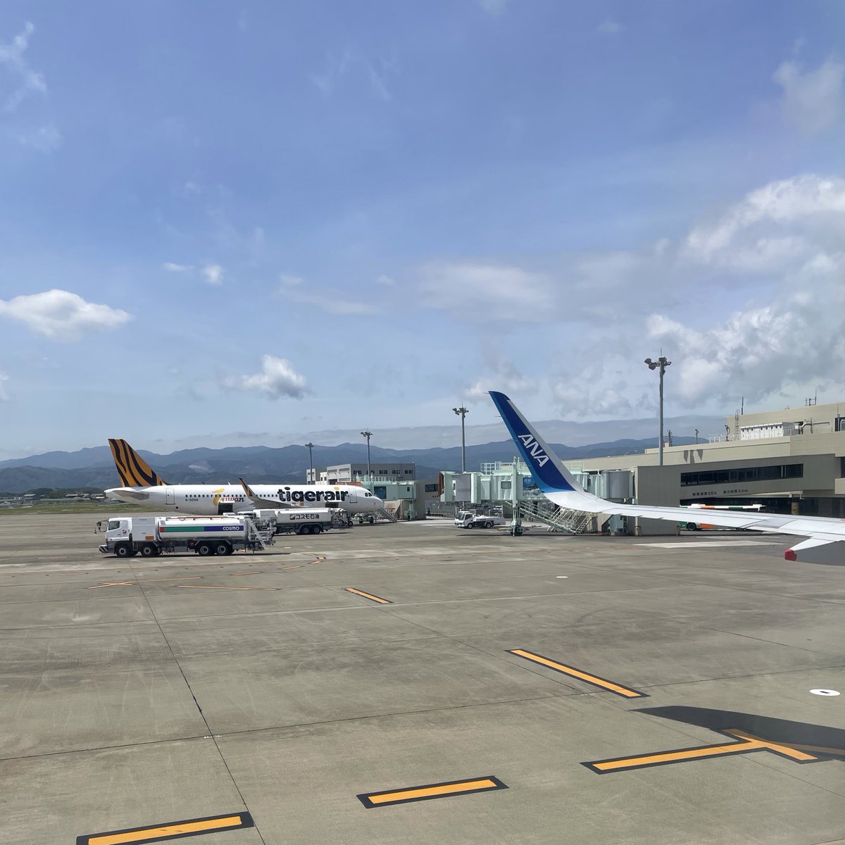 mixer3939's tweet photo. お昼ご飯途中で、時間が迫ってきたので、家族と別れ空港へ
明日は千葉でお仕事なので、これから羽田へ向かいます。
台湾チャーター便の保安検査とかちあって、なかなかの混雑でした💦
#高知龍馬空港 #ana #nh566 #ja150a #tigerair https://t.co/Ya4CC9Fvx0